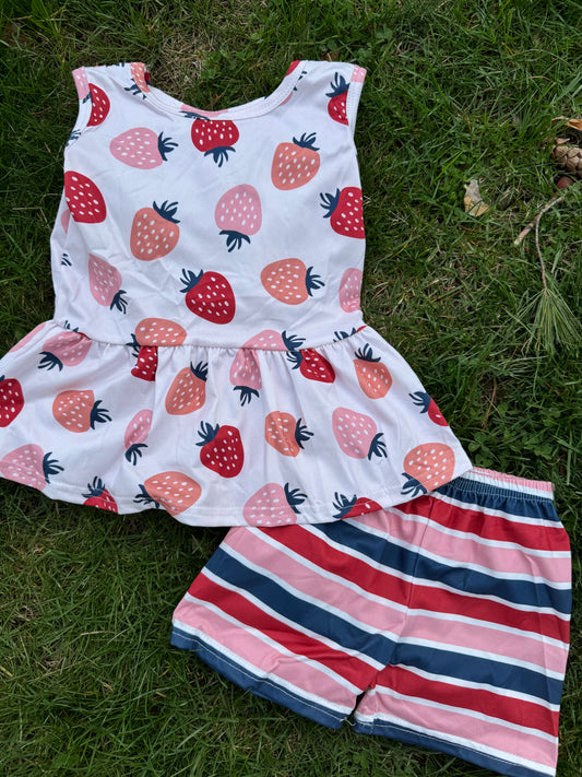 Strawberry 2-Piece Outfit