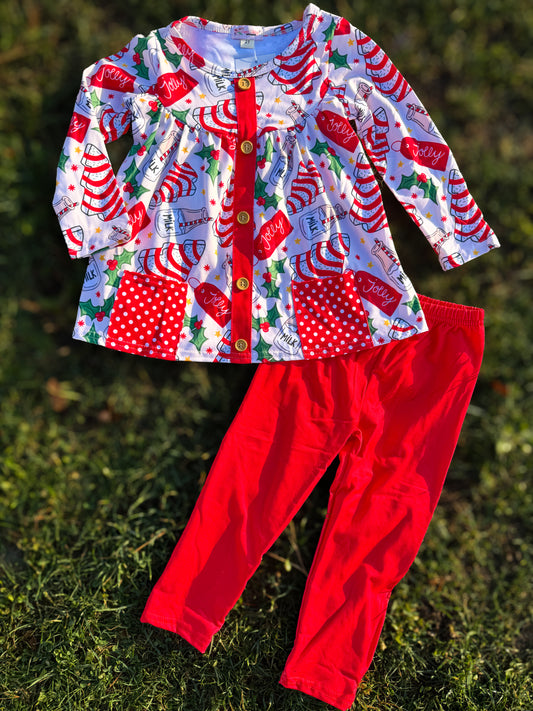 Christmas Snacks 2-Piece Outfit